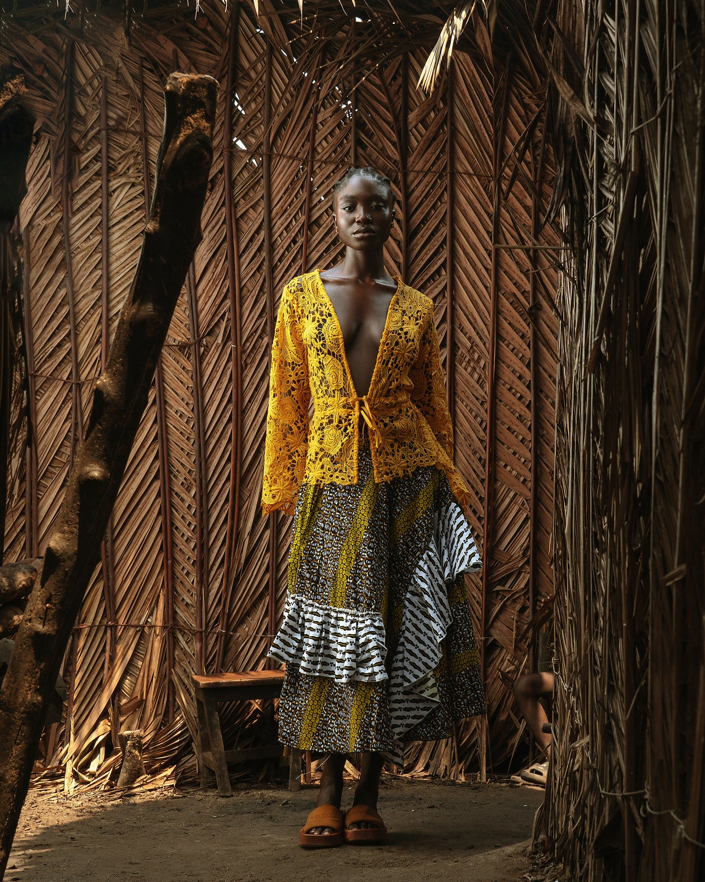 NUA LACE AND ANKARA SET